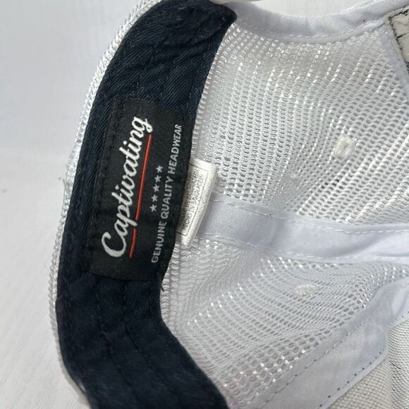 West Virginia Classic Two Tone Hat Adjustable University Mesh Trucker Cap Blue - Picture 8 of 10